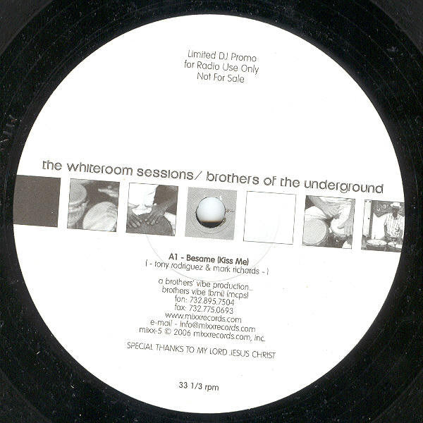Brothers Of The Underground : The Whiteroom Sessions (12", Ltd, Promo)