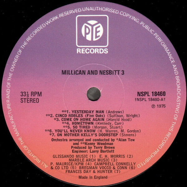 Millican & Nesbitt : III (LP, Album)