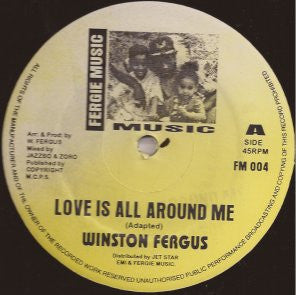 Winston Fergus : Love Is All Around Me (12", Single)