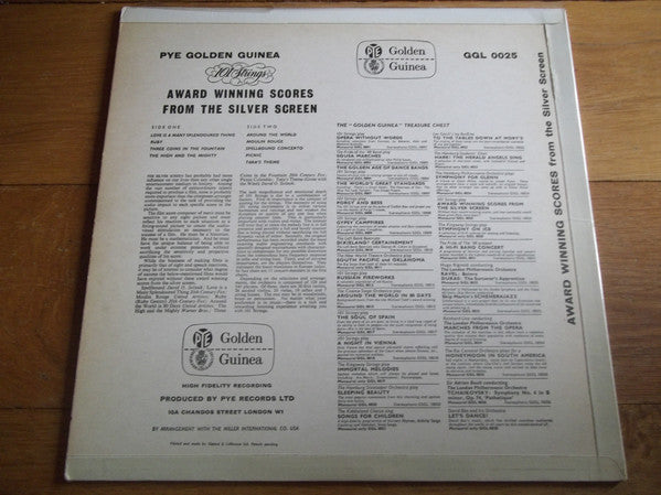 101 Strings : Award Winning Scores From The Silver Screen (LP, Album, Mono)