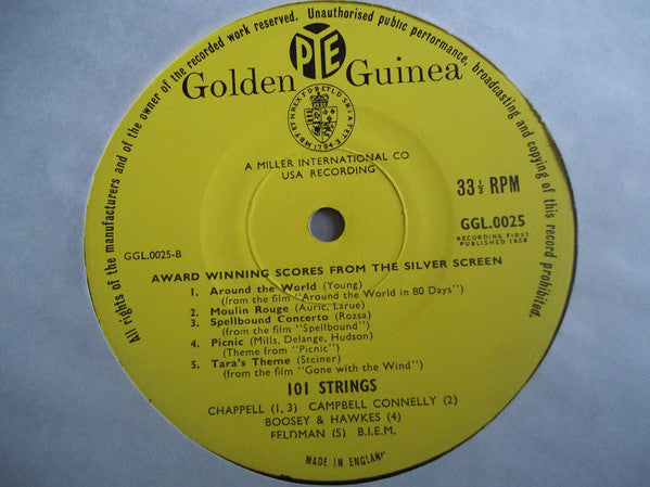 101 Strings : Award Winning Scores From The Silver Screen (LP, Album, Mono)