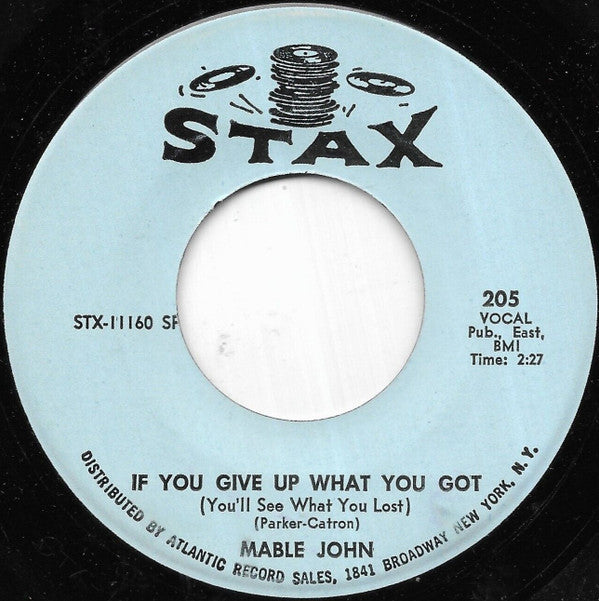 Mable John : You're Taking Up Another Man's Place (7", Single)