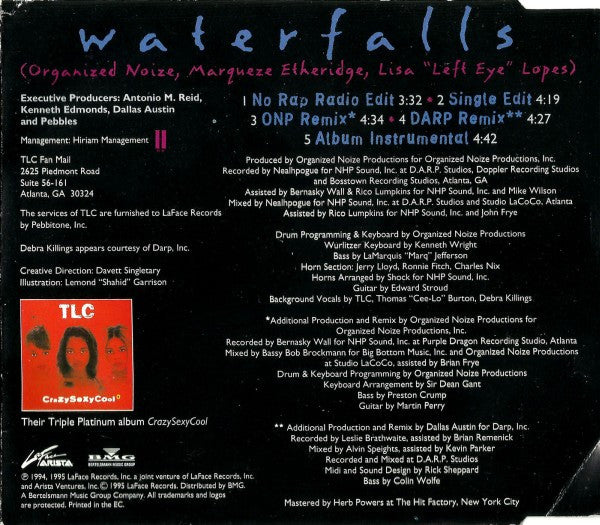TLC : Waterfalls (CD, Single)