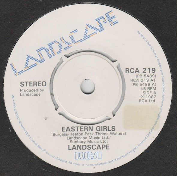 Landscape : Eastern Girls (7", Single)