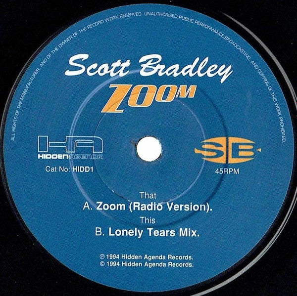 Scott Bradley : Zoom (7", Pos)