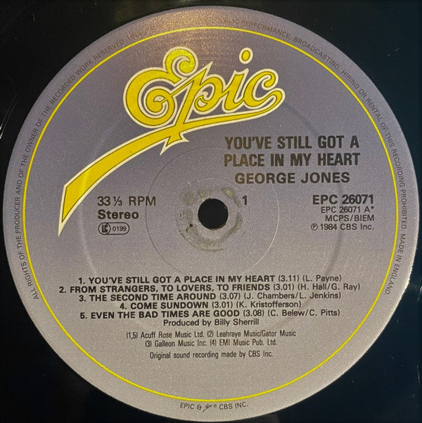 George Jones (2) : You've Still Got A Place In My Heart (LP)