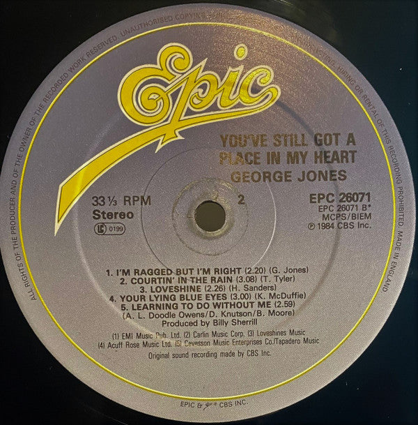 George Jones (2) : You've Still Got A Place In My Heart (LP)