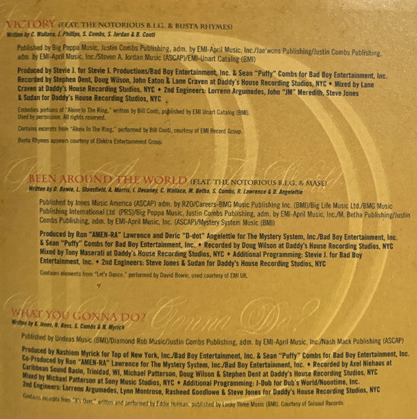 Puff Daddy & The Family : No Way Out (CD, Album, Dis)