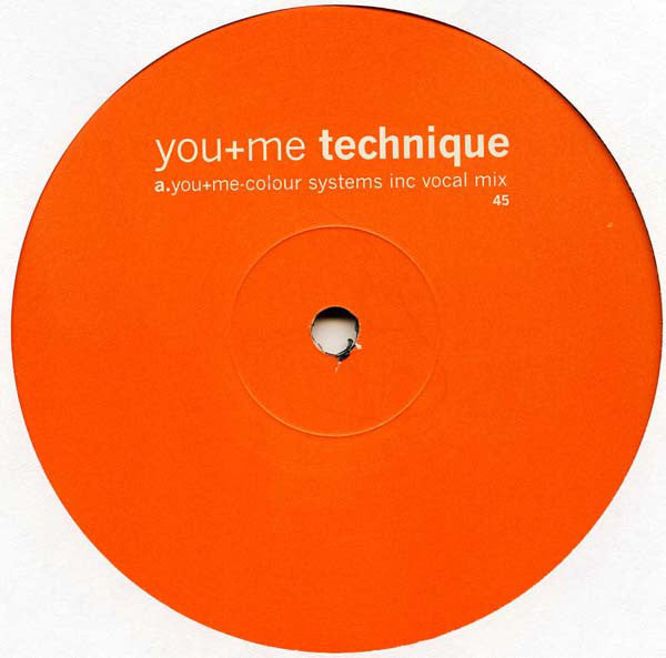 Technique : You + Me (12", Promo)