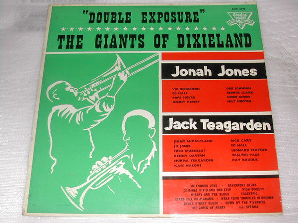 Jonah Jones / Jack Teagarden : Double Exposure (The Giants Of Dixieland) (LP, Mono)