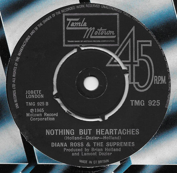 The Supremes : Where Did Our Love Go (7", Single, 4-P)