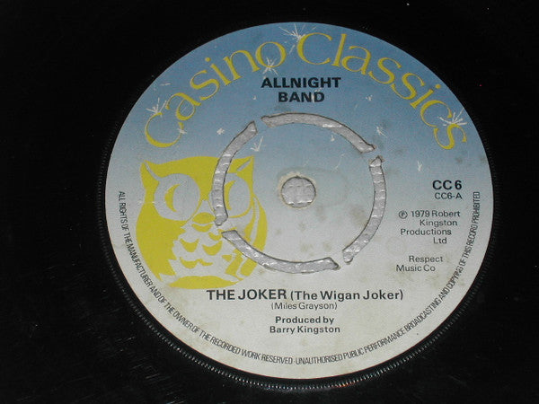 All Night Band : The Joker (The Wigan Joker) (7", Pus)