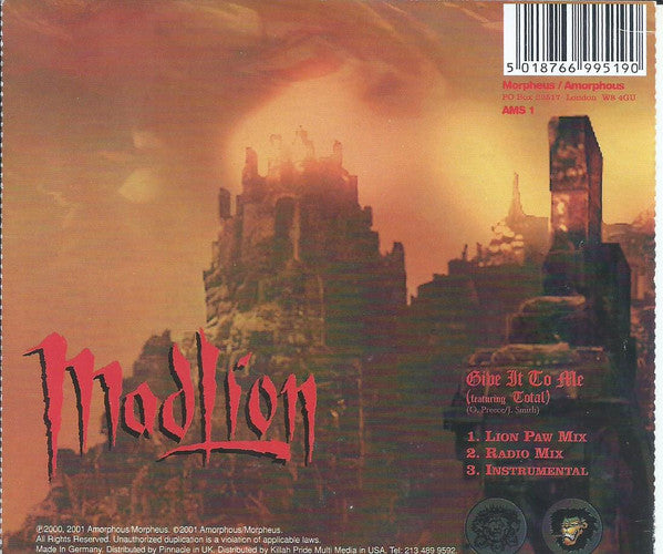 Mad Lion : Give It To Me (CD, Single)