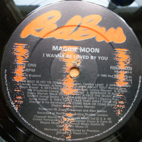 Maggie Moone : I Wanna Be Loved By You (LP)