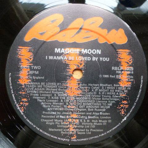 Maggie Moone : I Wanna Be Loved By You (LP)