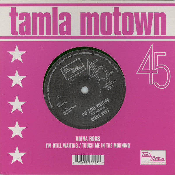 Diana Ross : I'm Still Waiting / Touch Me In The Morning (7", Single, Ltd, RE)