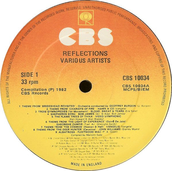 Various : Reflections (LP, Comp)