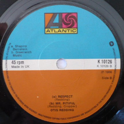 Otis Redding : (Sittin' On) The Dock Of The Bay (7", Single)