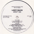 Lizzy Mack : Don't Go (12", Promo)
