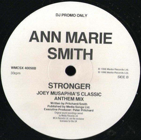 Ann-Marie Smith : Stronger (12", Promo)