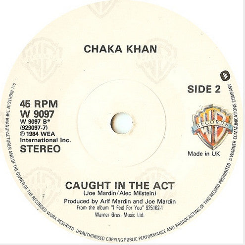 Chaka Khan : This Is My Night (7")