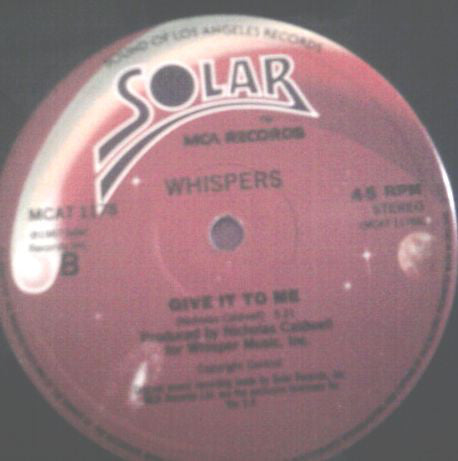 The Whispers : Special FX (12")
