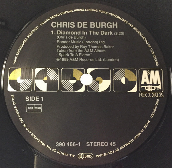Chris De Burgh : Diamond In The Dark (12")