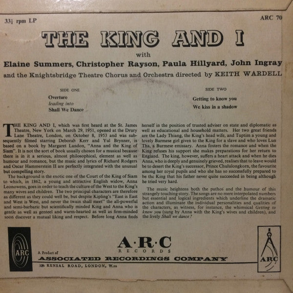Rodgers & Hammerstein : The King And I (7", EP)