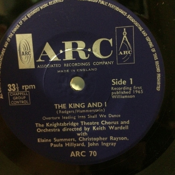 Rodgers & Hammerstein : The King And I (7", EP)