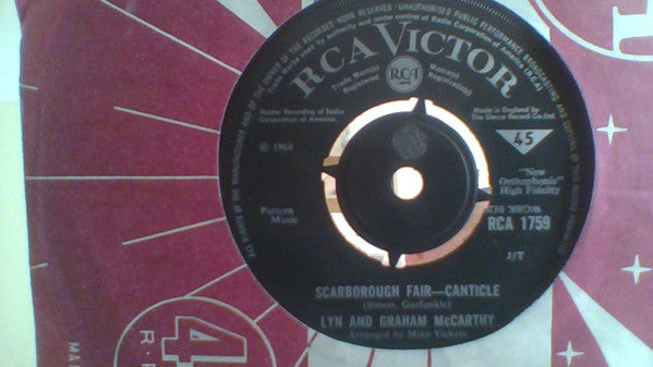 Lyn McCarthy And Graham McCarthy : Scarborough Fair - Canticle (7", Single)