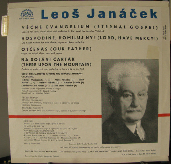 Leoš Janáček : Choral Cantatas (LP, Blu)