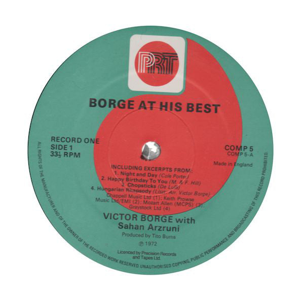 Victor Borge (2) : Victor Borge At His Best (2xLP, Comp)