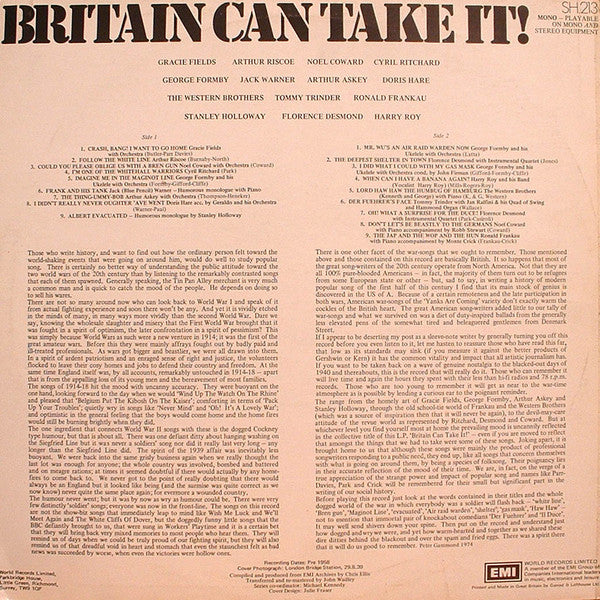 Various : Britain Can Take It! (LP, Comp, Mono)