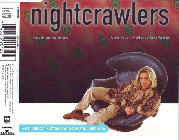 Nightcrawlers Featuring John Reid And Alisha Warren : Keep On Pushing Our Love (CD, Single, Dis)