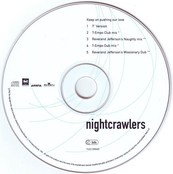 Nightcrawlers Featuring John Reid And Alisha Warren : Keep On Pushing Our Love (CD, Single, Dis)