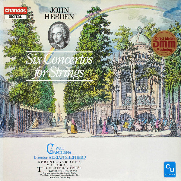 John Hebden, Cantilena, Adrian Shepherd : Six Concertos For Strings (LP)