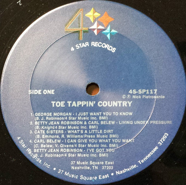 Various : Toe Tapping Country (LP, Comp)