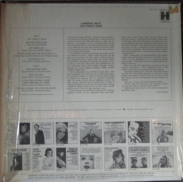 Lawrence Welk : The Starlit Hour (LP, Album)