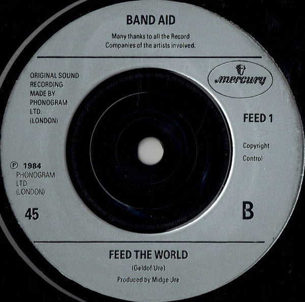 Band Aid : Do They Know It's Christmas? (7", Single, Sil)