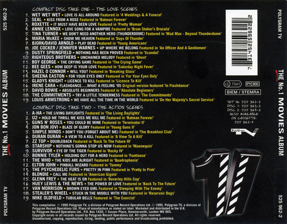 Various : The No. 1 Movies Album (2xCD, Comp)