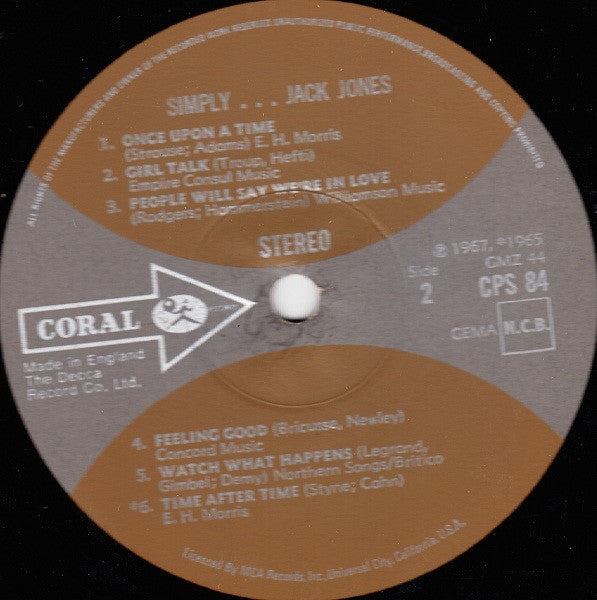 Jack Jones : Simply .... Jack Jones (LP, Comp)