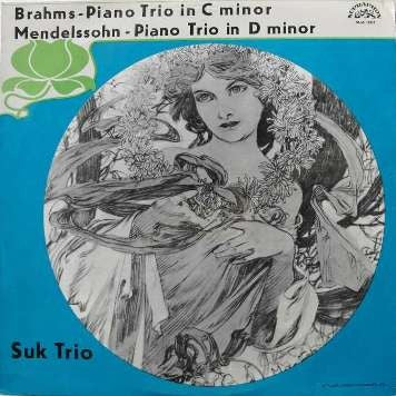 Johannes Brahms / Felix Mendelssohn-Bartholdy, Suk Trio : Piano Trio In C Minor / Piano Trio In D Minor (LP)