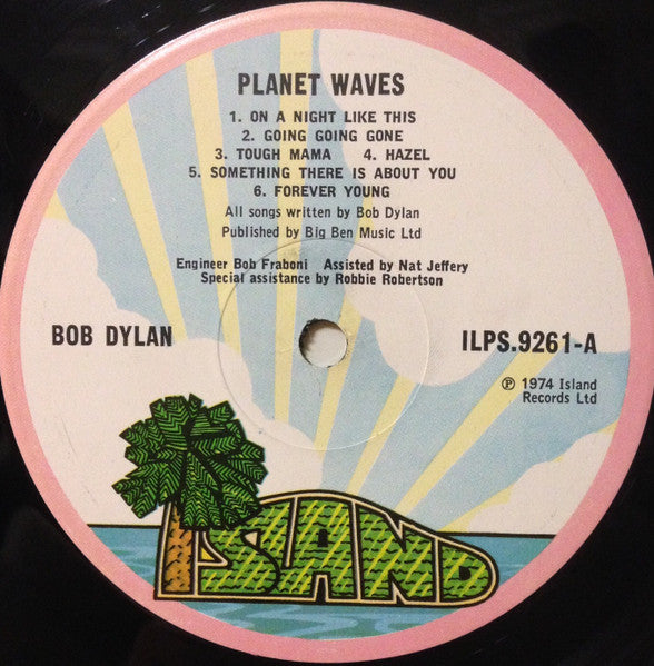 Bob Dylan : Planet Waves (LP, Album)