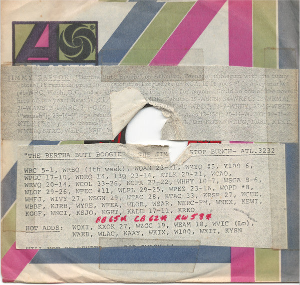 The Jimmy Castor Bunch : The Bertha Butt Boogie (7", Single, SP )