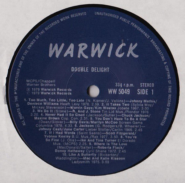 Various : Double Delight (LP, Comp)