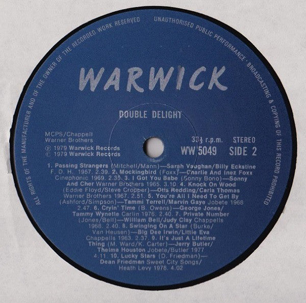 Various : Double Delight (LP, Comp)