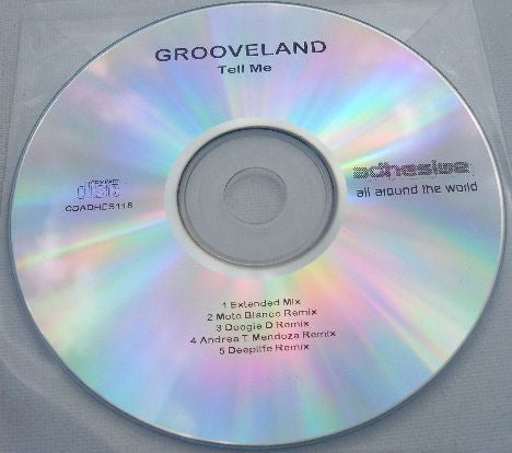 Grooveland : Tell Me (CDr, Single, Promo)