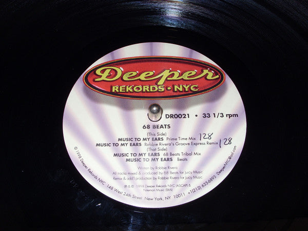 68 Beats : Music To My Ears (12")