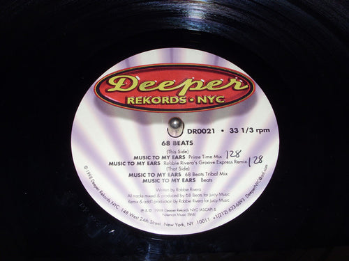68 Beats : Music To My Ears (12")