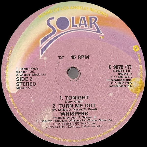 The Whispers : This Time (12", Single, Com)